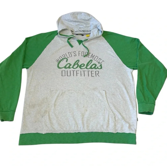 Cabela’s green and gray hoodie size XL - Picture 1 of 9